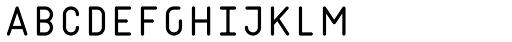 Matryoshka XS Font UPPERCASE