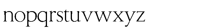 Matsuba Kana Std Font LOWERCASE