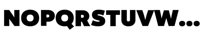 Matt Black Font UPPERCASE