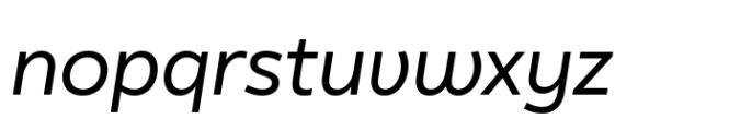 Matt Regular Italic Font LOWERCASE