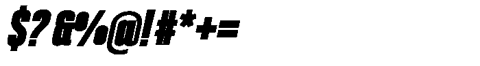 Mattel Bold Italic Font OTHER CHARS