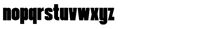 Mattel Bold Font LOWERCASE