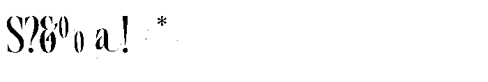 Mattery Gravity Regular Font OTHER CHARS