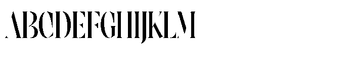 Mattery Gravity Regular Font UPPERCASE