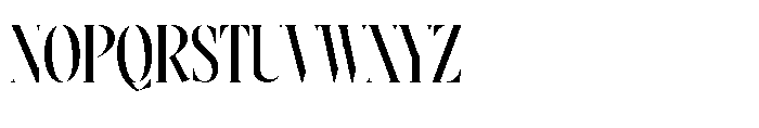 Mattery Gravity Regular Font UPPERCASE