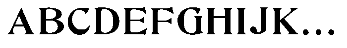 Matthew McGehee Font UPPERCASE