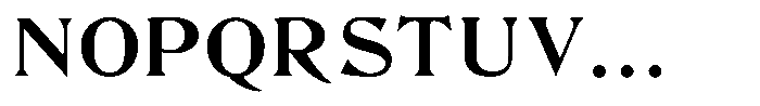 Matthew McGehee Font UPPERCASE