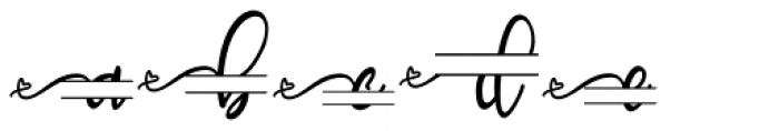 Matthew Woolsen Monogram Font LOWERCASE