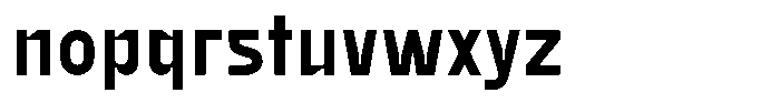 Mattle Font LOWERCASE