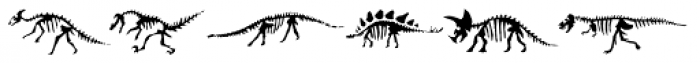 MattsDinosaurStencils Font OTHER CHARS