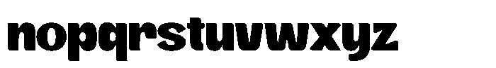 Matzy Food Regular Font LOWERCASE