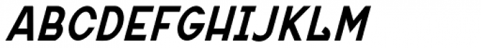 MauBo Bold Italic Font UPPERCASE