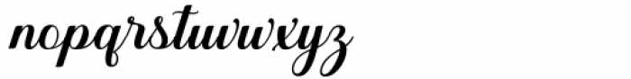 Maulysia Regular Font LOWERCASE