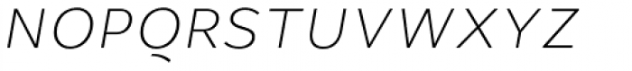 Maurea Thin Italic Caps TF Font LOWERCASE