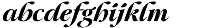 Mauren Bold Italic Font LOWERCASE