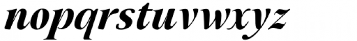 Mauren Bold Italic Font LOWERCASE