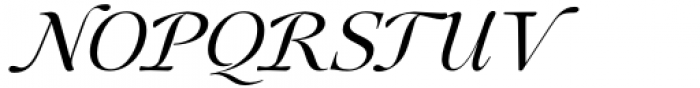 Mauren Italic Font UPPERCASE