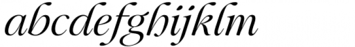 Mauren Italic Font LOWERCASE