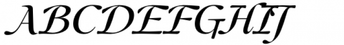 Mauren Medium Italic Font UPPERCASE