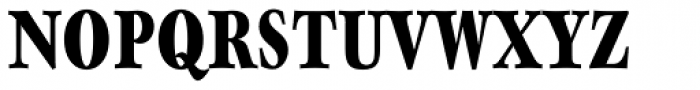 Mauritius Bold Condensed Font UPPERCASE