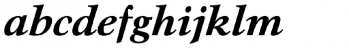 Mauritius Bold Italic Font LOWERCASE