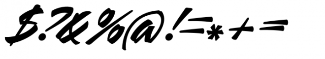 Mauritz Black Italic Font OTHER CHARS