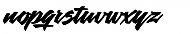 Mauritz Black Font LOWERCASE