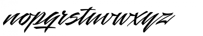 Mauritz Light Italic Font LOWERCASE