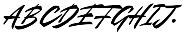 Mauritz Regular Italic Font UPPERCASE