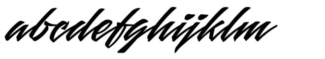 Mauritz Regular Italic Font LOWERCASE