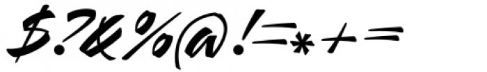 Mauritz Sans Bold Italic Font OTHER CHARS