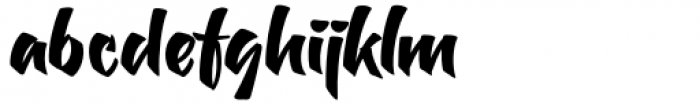 Mauritz Sans Bold Upright Font LOWERCASE