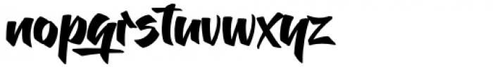 Mauritz Sans Bold Upright Font LOWERCASE