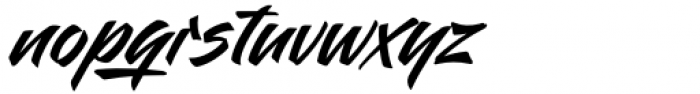 Mauritz Sans Italic Font LOWERCASE