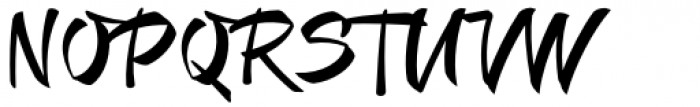 Mauritz Sans Regular Upright Font UPPERCASE