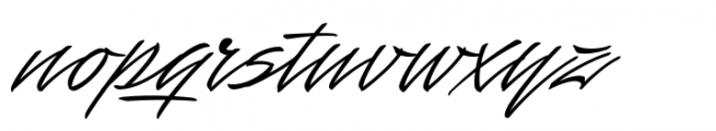 Mauritz Thin Italic Font LOWERCASE