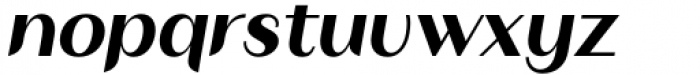 Mavel Black Italic Font LOWERCASE