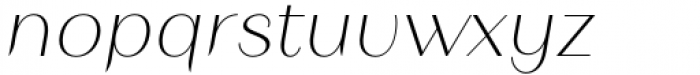 Mavel Light Italic Font LOWERCASE
