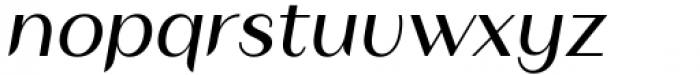Mavel Semi Bold Italic Font LOWERCASE