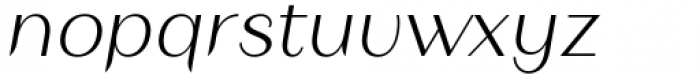 Mavel Text Italic Font LOWERCASE