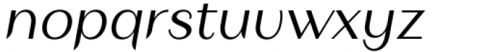 Mavel Text Medium Italic Font LOWERCASE