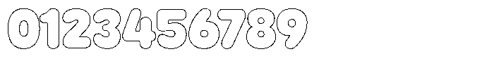 Mavelo Outline Font OTHER CHARS
