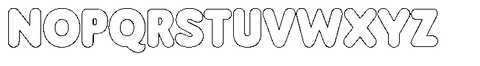 Mavelo Outline Font UPPERCASE