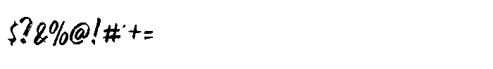 Maverick Strokes Font OTHER CHARS