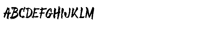 Maverick Strokes Font UPPERCASE