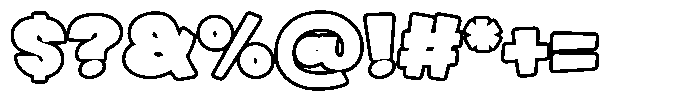 Maverixe Outline Regular Font OTHER CHARS