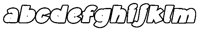 Maverixe Outline Slant Regular FONT