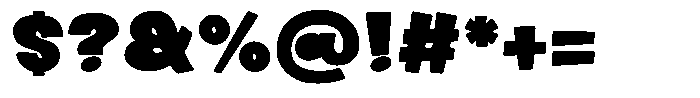 Maverixe Regular Font OTHER CHARS