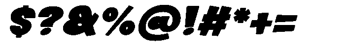 Maverixe Slant Regular Font OTHER CHARS
