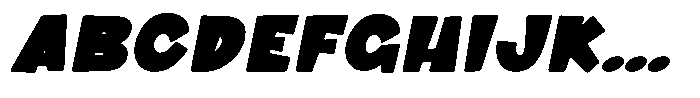 Maverixe Slant Regular Font UPPERCASE